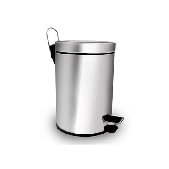 BASURERO INOX C/PEDAL 3L