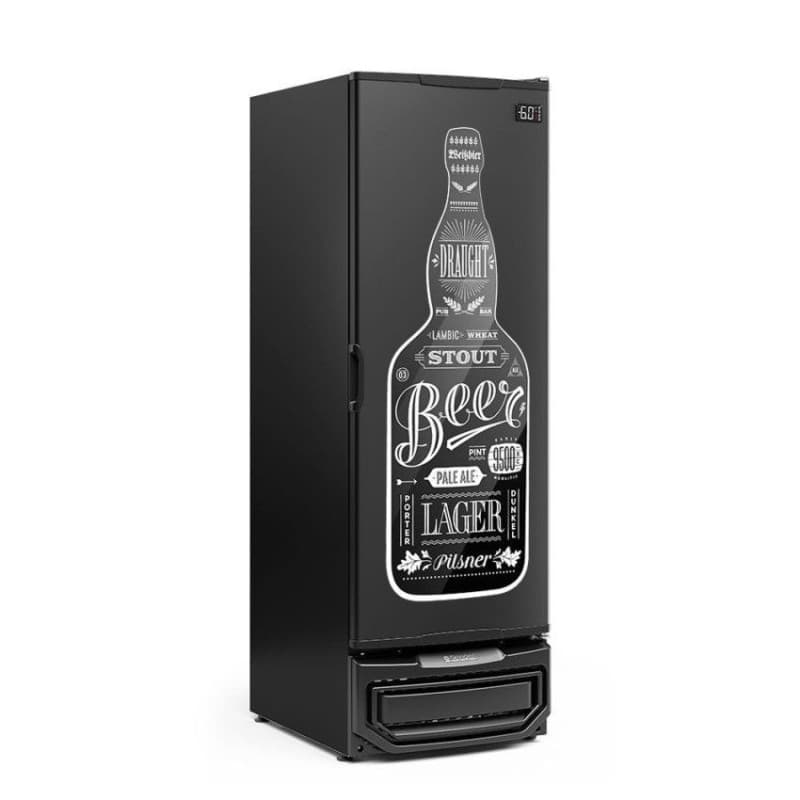 REFRIGERADOR VERTICAL CERVEJERO 587L PUERTA CEGA